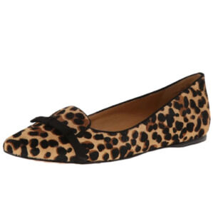 Nine West Saxiphone Pony Ballet Flats Leather Shoe Size Womens 6